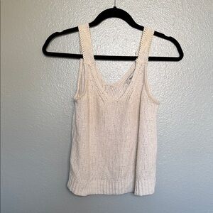 Madewell Ivory Knit Women's Tank Top